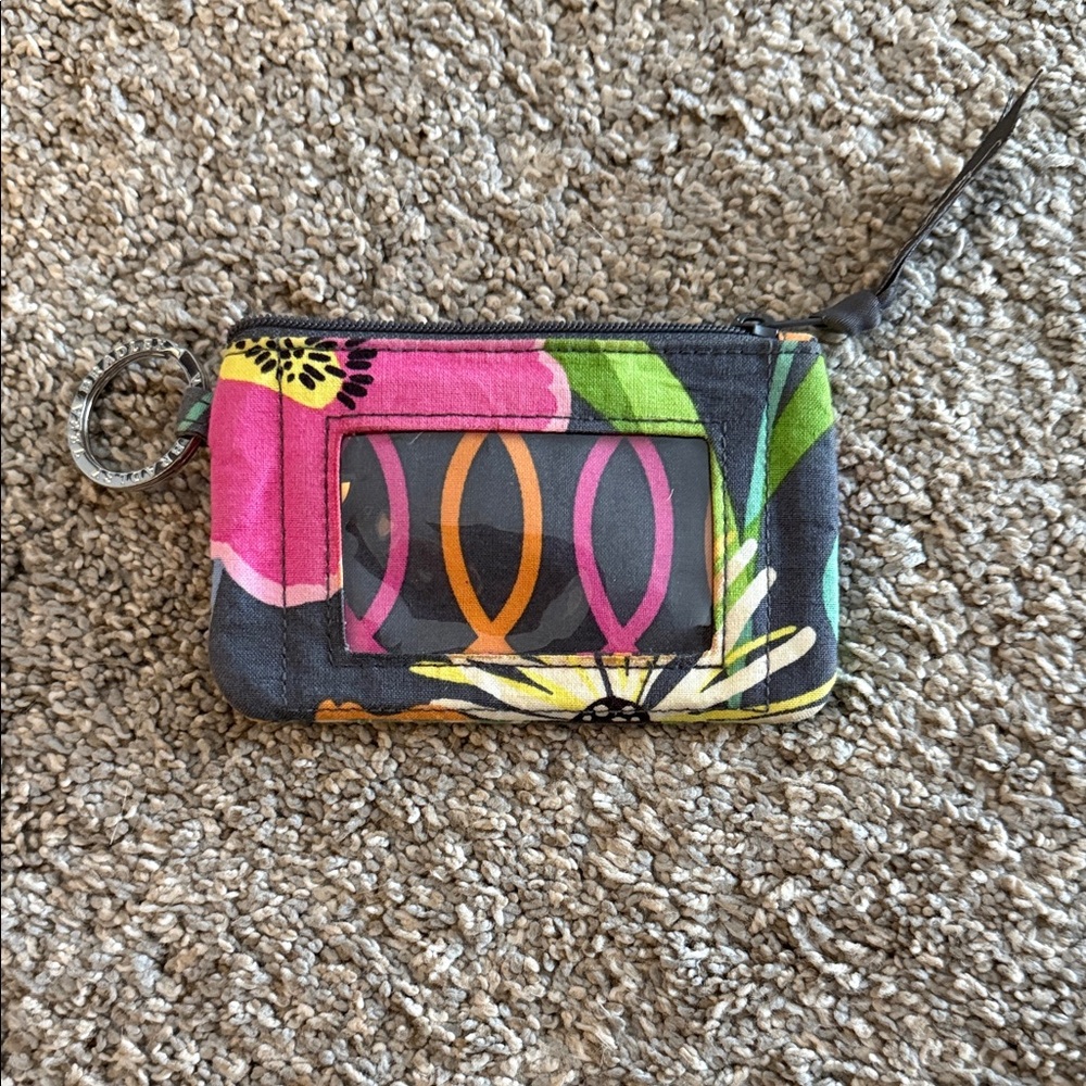 Vera Bradley Colorful Floral ID Wallet